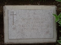 Struma Military Cemetery - James, A